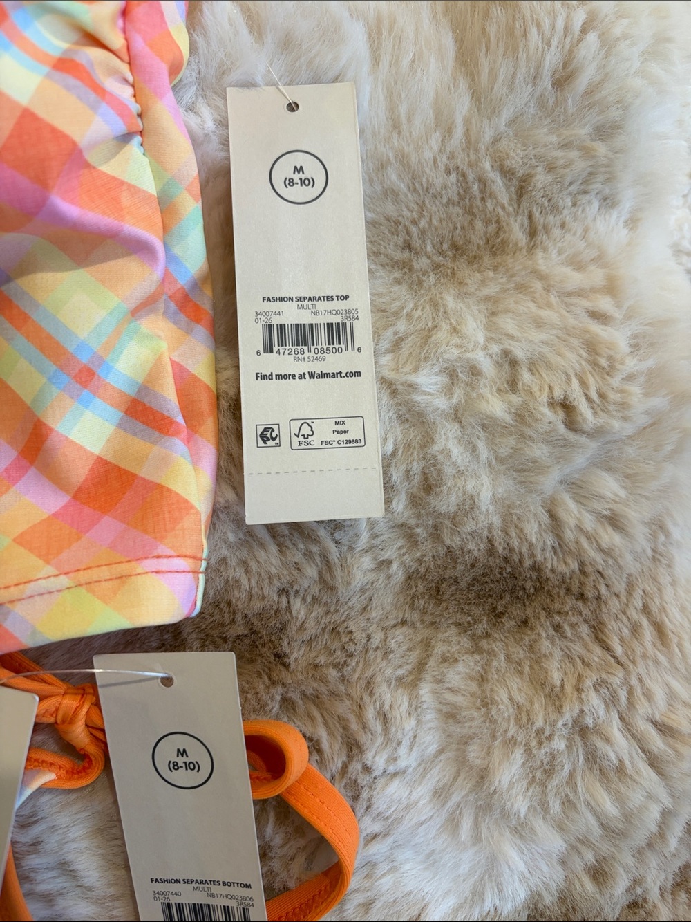 Bikini Bundle size medium new with tags no boundaries brown and orange - Picture 4 of 11
